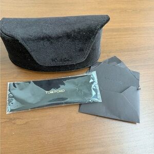 Tom Ford Black Sunglasses with Authentication Card